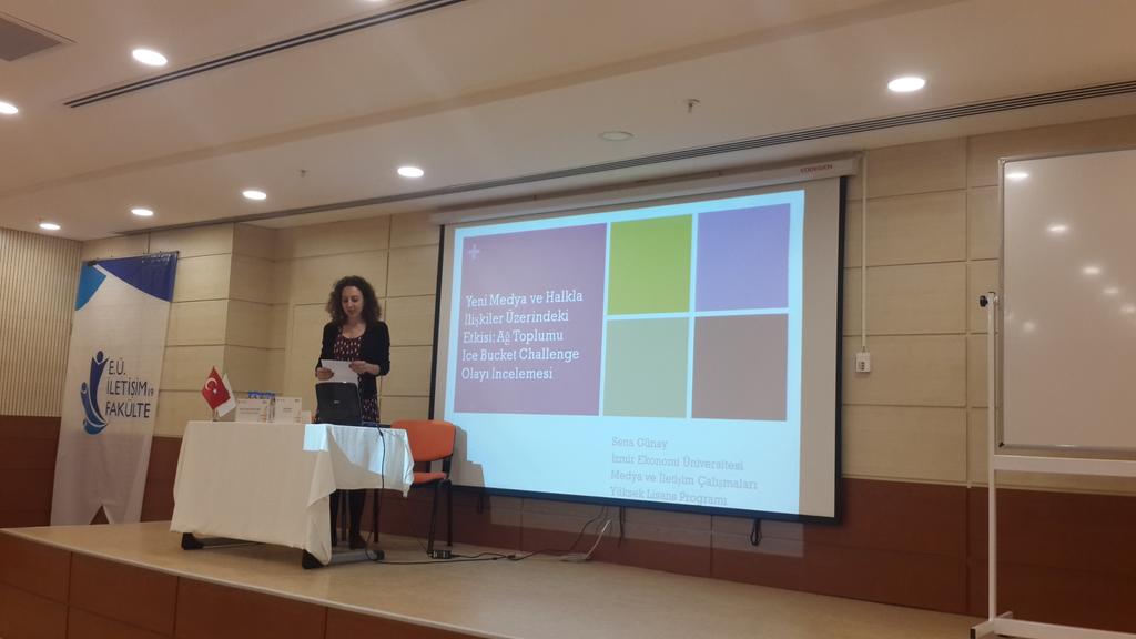 7. Oturumda #yenimedya #halklailiskiler ve #ağtoplumu bildirisiyle Sena Günay'ı dinliyoruz.