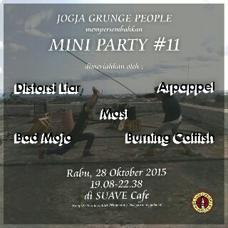 weldgoodmagz's tweet photo. Don't miss it! Jogja Grunge People @suave_yk bareng @DistorsiLiar @arpappel @mosi @badmojo dan @burningcatfish https://t.co/KMPLgNIQgZ