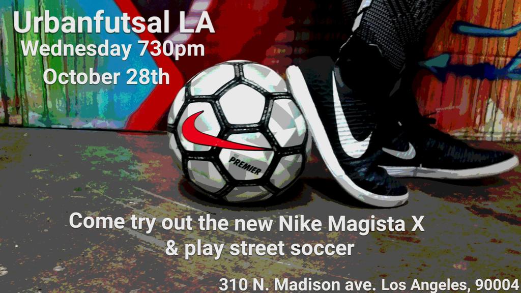 #nikesccrx #nikefootballx #streetsoccer #losangeles #urbanfutsal