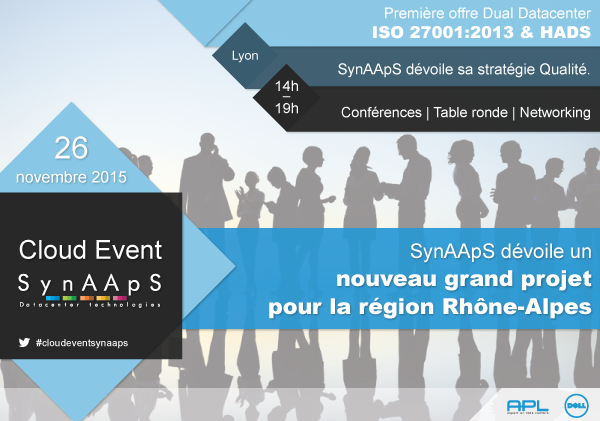 SynAApS's tweet photo. #cloudeventsynaaps 26/11 #event #Lyon #IT #ISO # HADS @SynAApS Table ronde #networking https://t.co/5IRxtcZGyr https://t.co/Me6N6zAuro