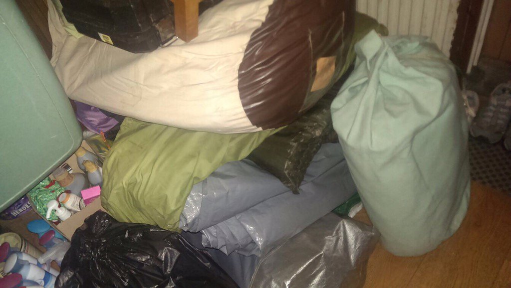 YouMatterWYDM's tweet photo. TWO WEEKS TO GO! Thank you to the team at @kampilondon who donated everything from air beds and tents to toiletries! https://t.co/5A1Qs1XvAr