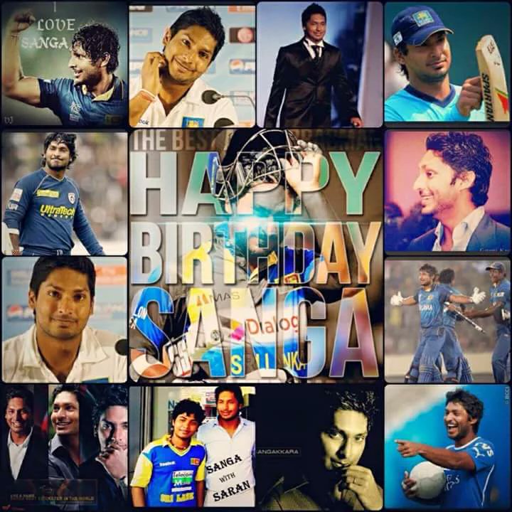 Happy Birthday Kumar Sangakkara. Special Player. The Run Machine   