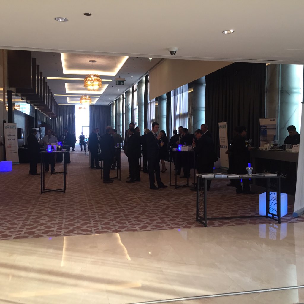 Georgie_Informa's tweet photo. @SulzerLtd networking reception in full swing #ROTATE15  @InformaMEA https://t.co/zt6wzkqMT8