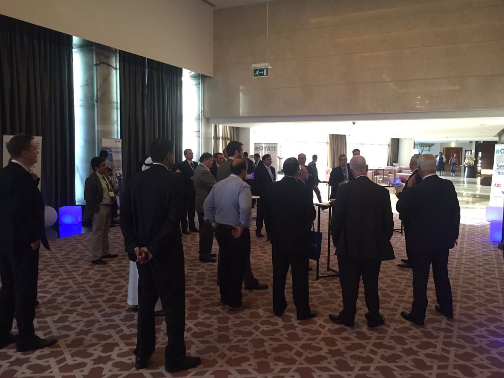 Georgie_Informa's tweet photo. @SulzerLtd networking reception in full swing #ROTATE15  @InformaMEA https://t.co/zt6wzkqMT8