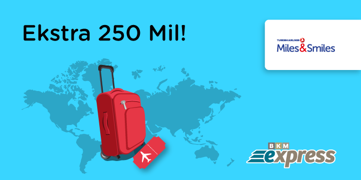 BKMExpress's tweet photo. Uçak biletinizi Türk Hava Yolları'ndan BKM Express'le satın alın, ekstra 250 Mil kazanın! https://t.co/yMmj0q1ZNq https://t.co/Pwt19Qnczm