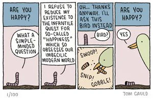 'Are you happy?' (one of the cartoons now available as a limited edition print: https://t.co/07SZtnDYZd): 