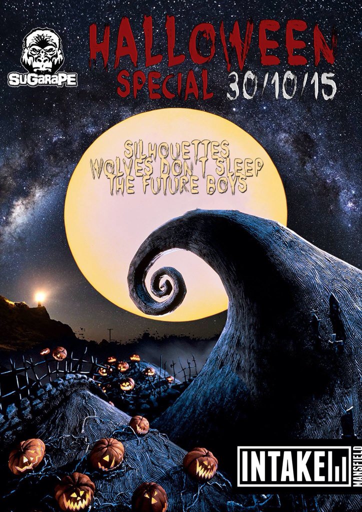 SilhouettesRock's tweet photo. We hit #TheIntake in Mansfield on Friday for this #halloween smash up Check it out! #WolvesDontSleep#TheFutureBoys https://t.co/bgbleKq5fX