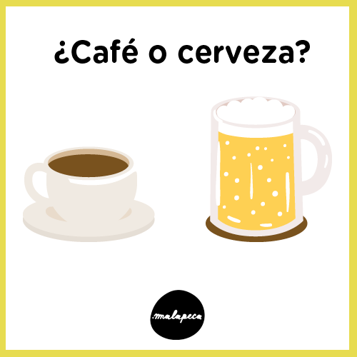 ¿Eres más de café o cerveza por las tardes?