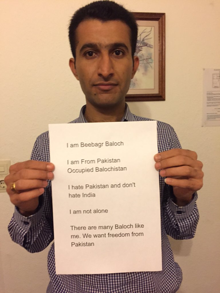 Beebagr_Baluch's tweet photo. I am Beebagr Baloch, Iam Baloch, I hate Pakistan and Don't hate India. #ProfileForPeace #Balochistan https://t.co/KkxPKqmwh6