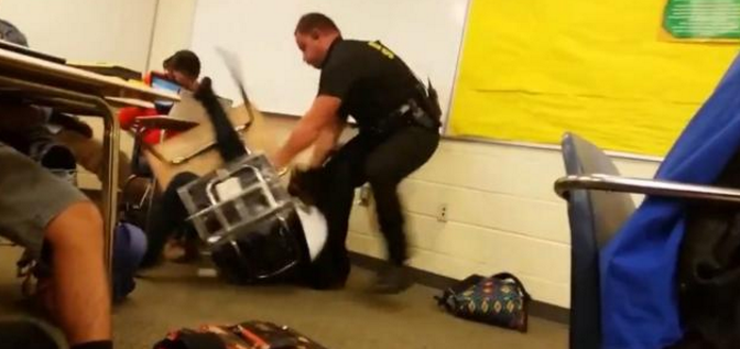 GlobalGrind's tweet image. Ben Fields identified as cop who slammed &amp;amp; dragged teen girl in #AssaultAtSpringValleyHigh bit.ly/1GvaRe7