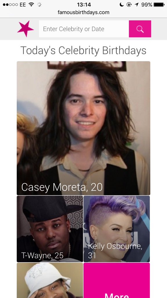 Happy Birthday , you\re above Kelly Osbourne, what an achievement 