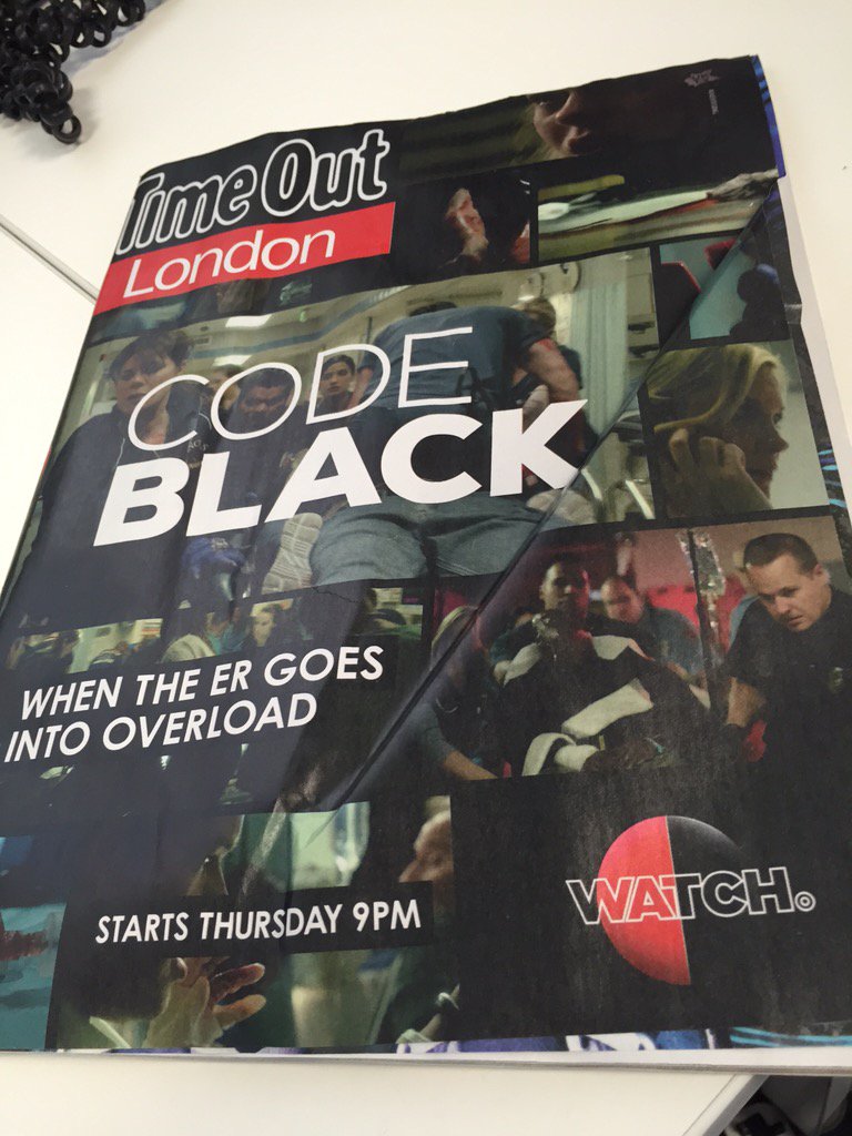 JackBish13's tweet photo. Proud of @yeomanator for her #watchcodeblack @TimeOutLondon wrap https://t.co/gImoplXl61