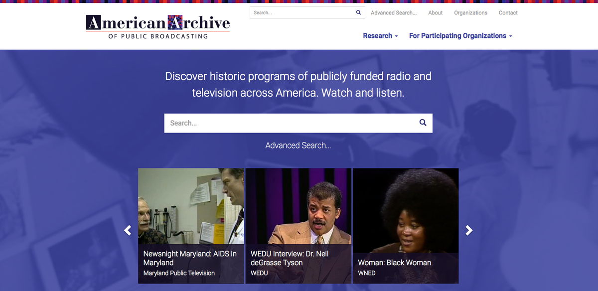 American Archive of Public Broadcasting tweet media