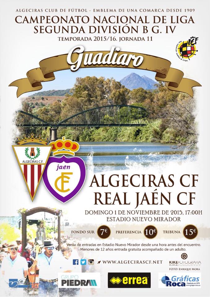 AlgecirasCF's tweet photo. SORTEO TWITTER | Sorteamos 3 entradas para el @AlgecirasCF - @RealJaenCF. ¡Haz RT y mucha suerte! https://t.co/9U7znL4D9m