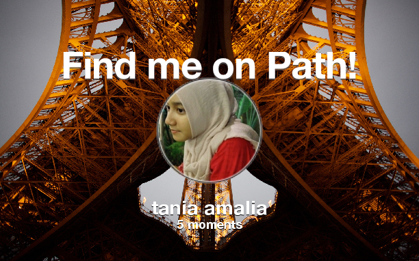 taniamalia's tweet photo. Find me on #Path now! Go to: https://t.co/93KT0tEdXo! #thepersonalnetwork https://t.co/qX8s8gvoRW