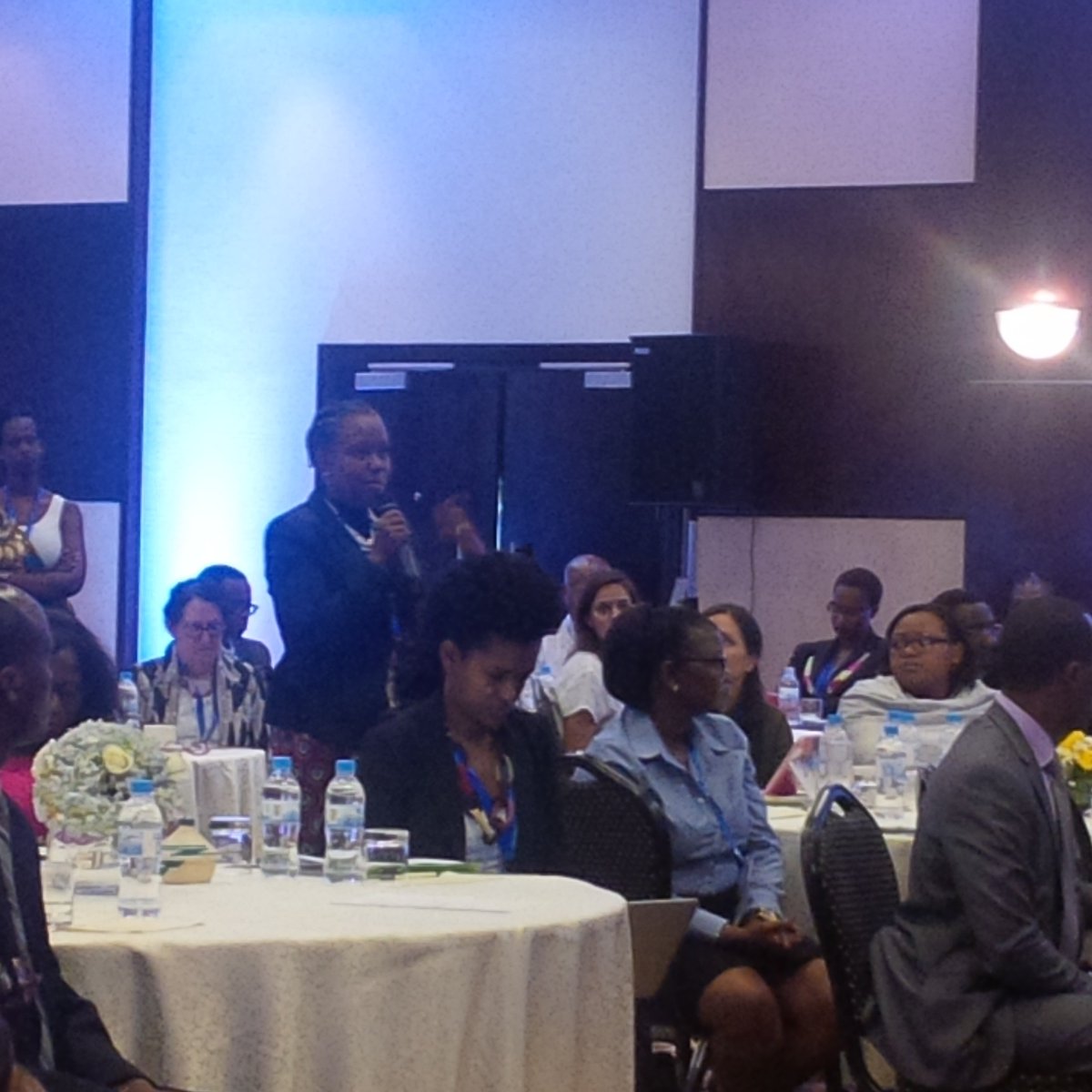 SheForumAfrica's tweet photo. We're following the Panel on "Ensuring Her Place in the world" moderated by @ToyinSaraki of @wellbeingafrica #AFP15 https://t.co/zLXo0iYbVw