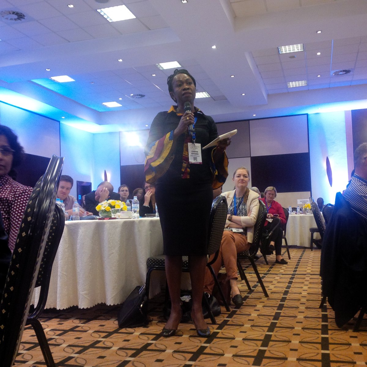 SheForumAfrica's tweet photo. We're following the Panel on "Ensuring Her Place in the world" moderated by @ToyinSaraki of @wellbeingafrica #AFP15 https://t.co/zLXo0iYbVw