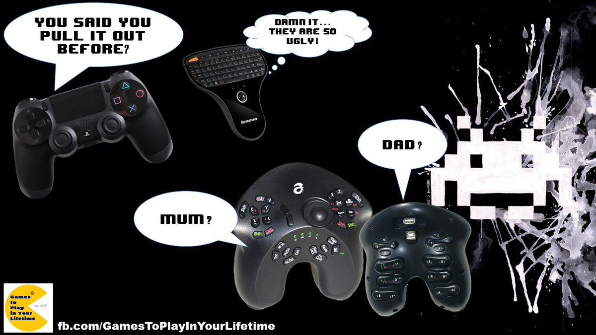 GamesOfLifetime's tweet photo. Don't put them together in a drawer! #gamedev #gaming #videogames #retrogaming #alphagrip #parents #ugly #BangBros https://t.co/39on5aUuk2