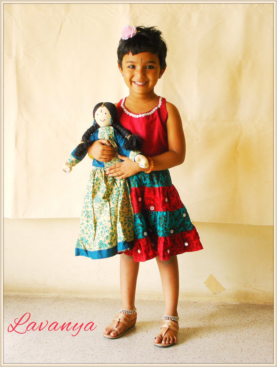ShivanjaliTrust's tweet photo. Lavanya product : Dress &amp; Doll #Lavanya #dressmaker #doll #kannamma #craftysellers  @ShivanjaliTrust https://t.co/UObMfLgk0A