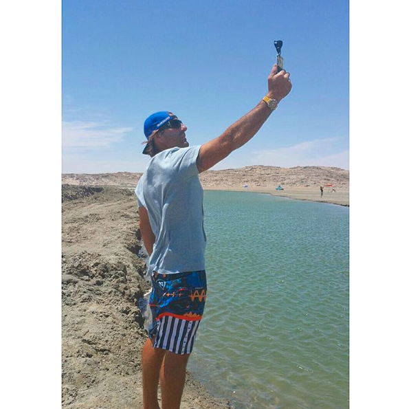 Vaavud's tweet image. Our Sleipnir #windmeter in use at the #LuderitzSpeedChallenge by @antoinealbeau @luderitzspeed #windsurf