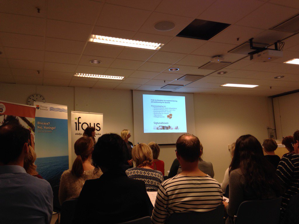 HamlinIngela's tweet photo. Sigtuna berättar om sitt BFL arbete på Skolforum https://t.co/0gwPHBm2za