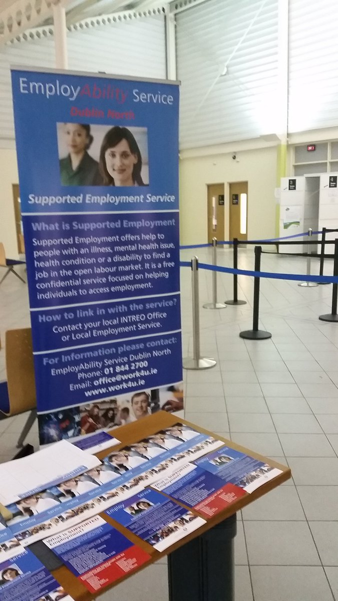 EmployAbilityD's tweet photo. @welfare_ie, do you have a health issue &amp; your looking for work call in to us in Intreo on the Navan Road this morn. https://t.co/9w5n51RqtQ