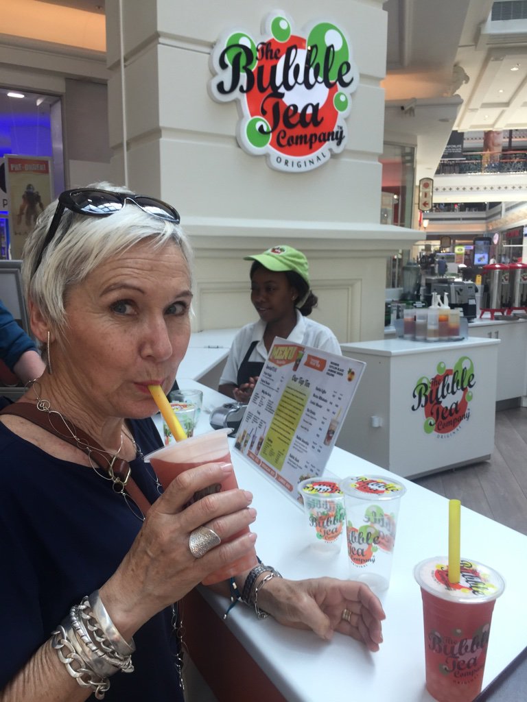 Mom's first Bubble Tea! <a href="/TheBubbleTeaCo/">Bubble Tea Company</a>