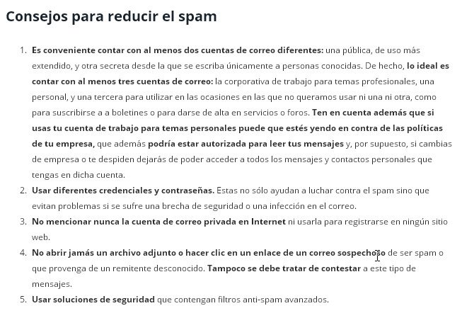 Aquí os dejamos unos útiles consejos para evitar que el molesto #spam infecte nuestro ordenador a través del mail.