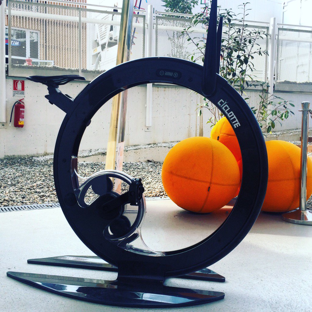 Ciclotte's tweet photo. Vi aspettiamo a #expo, Padiglione Alessandro Rosso per "Design Biathlon" con #Teckell e #Cesvi #design #fitness https://t.co/3jm9OsxHRx