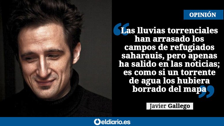 eldiarioes's tweet photo. OPINIÓN | El Sáhara se ahoga https://t.co/5BRKVtKKCP Por @carnecrudaradio https://t.co/jvVPLqFC4f