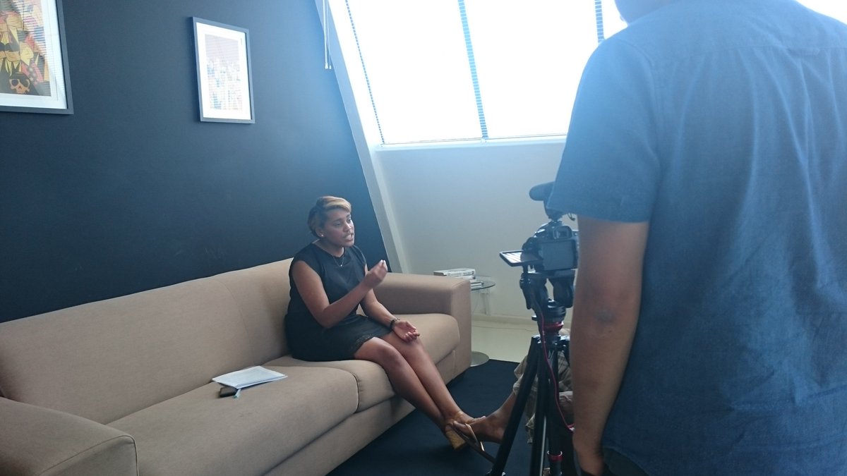 Intelleapp's tweet photo. #Intelleapp Marketing & PR Manager @Janine_Adele22 handling PR for #Intelleapplaunch #CCDIInterview #STEM https://t.co/6pyoziZz55