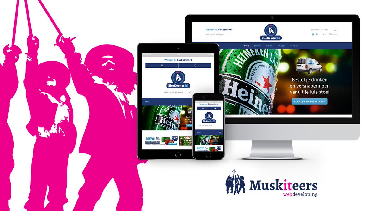 MuskITeersweb's tweet image. Ons eerste .frl project is een feit! #Website ontwikkeld voor @BierkoerierFRL #webdesign #WebDevelopers