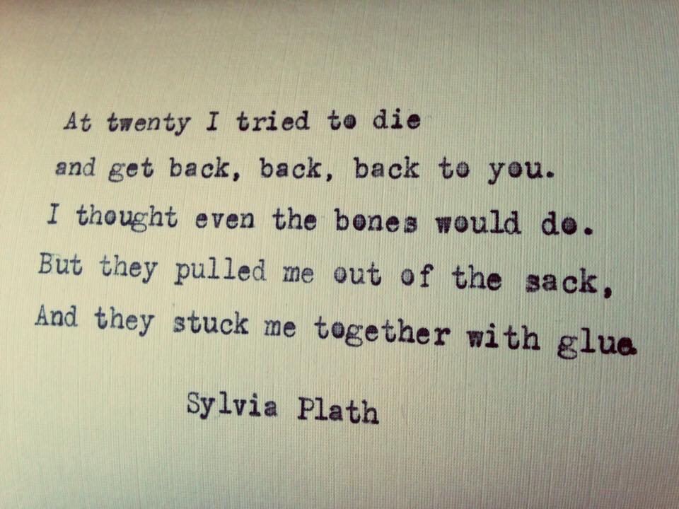 Happy birthday Sylvia Plath  