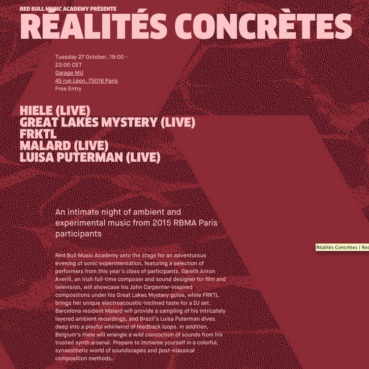 shockws's tweet photo. Dublin's Great Lakes Mystery @GLMystery plays live tonight at @collectifMU Paris for @RBMA #RBMAPARIS https://t.co/IQixzUlPGF
