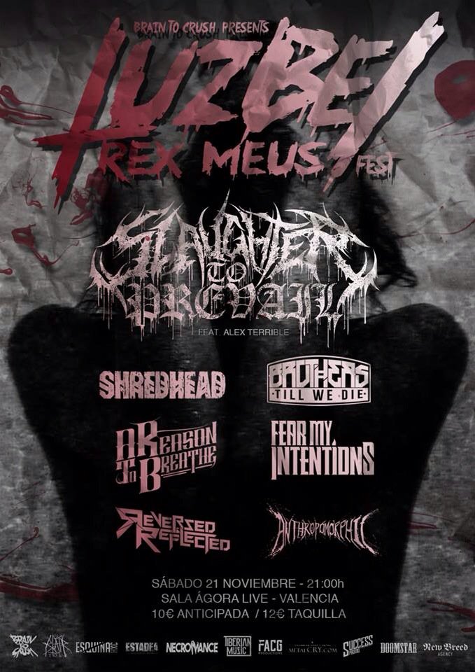 Braintocrush's tweet image. ¡Buenos días! Ayer anunciamos esta BOMBA para Valencia. Esta misma semana tendréis a la venta las entradas :D