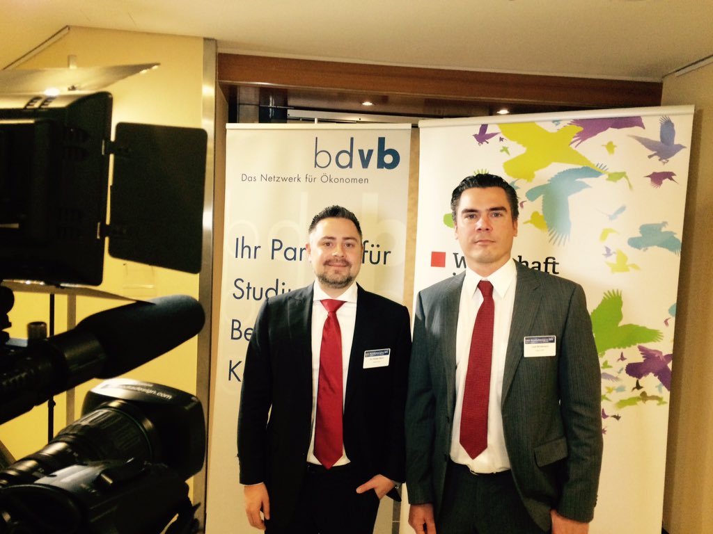 In Kürze beim <a href="/bdvb_ev/">Bundesverband Deutscher Volks- und Betriebswirte</a> Interview mit Brückenschlag Business zu IT: <a href="/mydays/">🦊</a> L. Brinkmann, Dr. Stich #bdvbkongress
