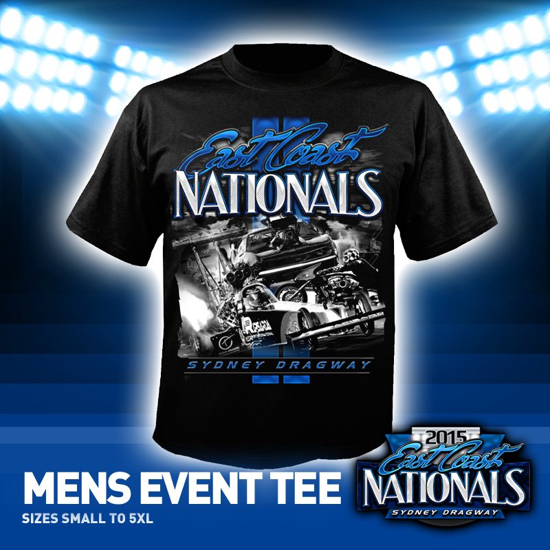 SydneyDragway's tweet photo. Men's Tee $35
#ECNats #topfuel #topdoorslammer #topalcohol #prostock #prostockbike #400thunder #sydneydragway https://t.co/yvpeuw6ykt