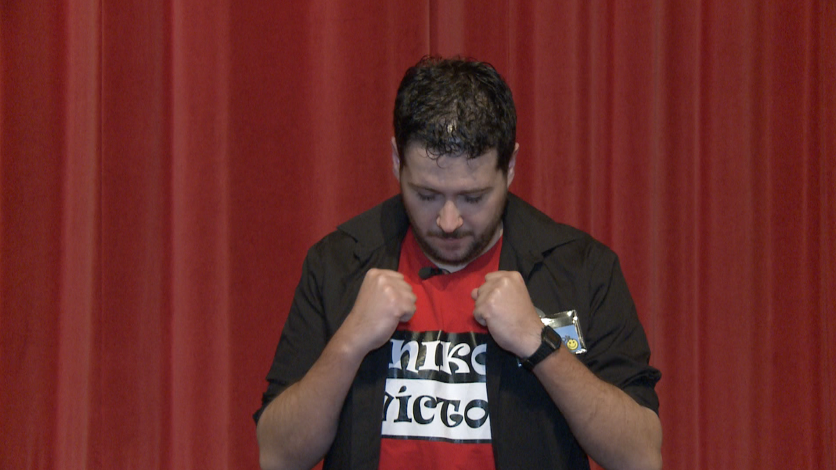 nordtv's tweet photo. @NikoVictor pot ser el millor humorista de Catalunya! Vota al candidat de nord a https://t.co/X6oQEAAIAW! https://t.co/jrykh588NF