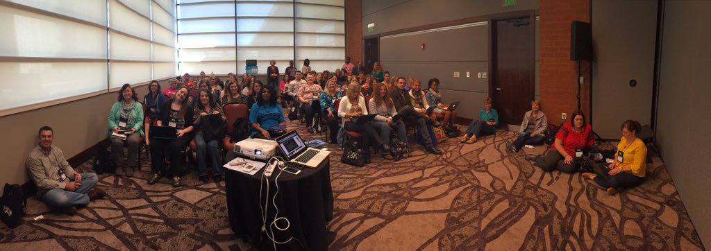 MattBarfield00's tweet photo. A little late, but here's my @ClassFlow session at #SCEDTECH2015 70+people in attendance! #hadtousepanorama @lclowe https://t.co/jcjueuiHu9