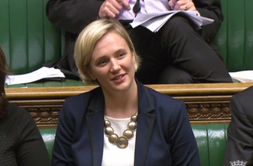 Watch <a href="/stellacreasy/">stellacreasy</a> refuse to sit down until male MP says "tampon" huff.to/1O4I6rb #tampontax