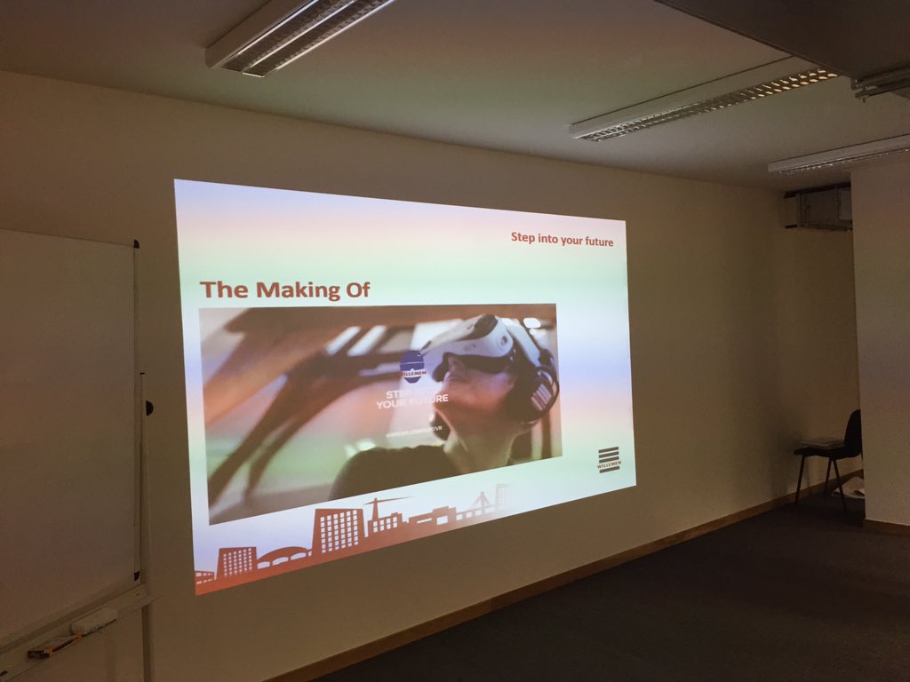 TomWillemen's tweet image. Lancering van onze nieuwe #talent campagne #stepintoyourfuture #virtualreality #vr stepintoyourfuture.be