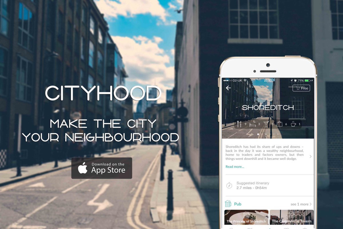 CityHoodApp's tweet photo. Discover #shoreditch history and its cool places on #cityhoodapp https://t.co/2WInMs858F #visitlondon #londonlife https://t.co/2aeVdwZDQz
