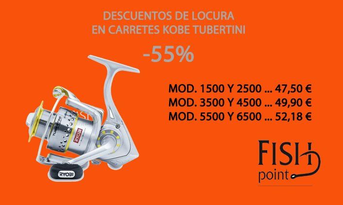 FISHPOINTMAD's tweet photo. ESTA SEMANA OFERTA DE LOCURA EN FISH POINT..... CARRETES KOBE CON DESCUENTO DEL 55%. https://t.co/nforIsSgTY https://t.co/yBBD7Wtoru