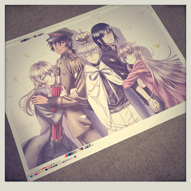 K RETURN OF KINGS　額装イラスト ② 10/31発売 spoon.2Di vol.7】「K RETURN OF KINGS」は表紙イラストの