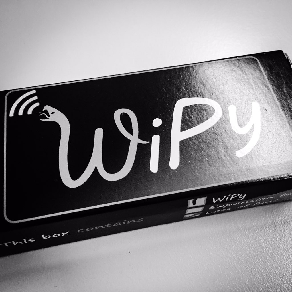 onyame's tweet image. New little #IoT device @wipyio  arrived :) #PythonPowered with @micropython