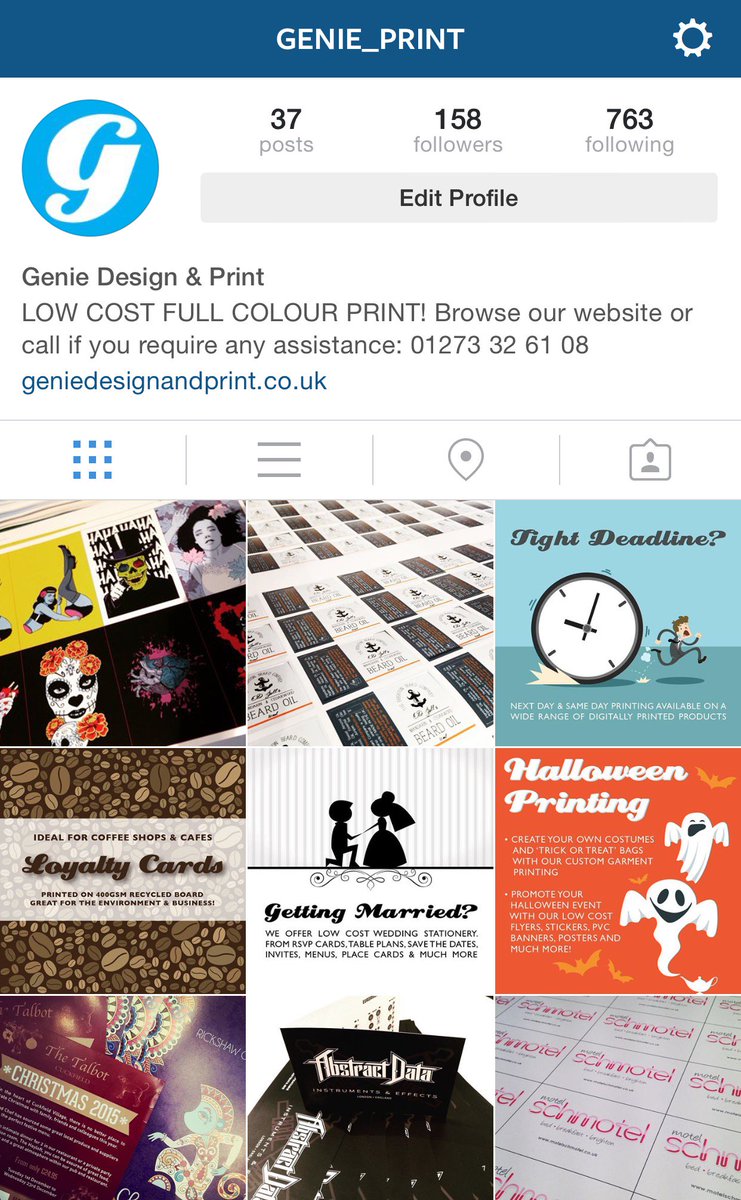 Genie_Print's tweet image. Find us on Instagram! :) #brightonprinters #lowcostprinting #genie