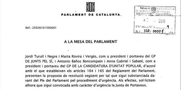 VnGIndepe's tweet photo. Junts pel Sí i la CUP acorden la declaració d’inici del procés d’independència https://t.co/qV71KMRIHu https://t.co/jt4XuOyrpI