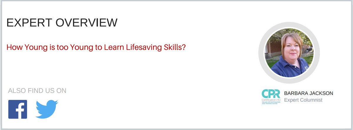 CPRHeadquarters's tweet photo. How Young is too Young to Learn Lifesaving Skills? https://t.co/a47ZtKsPx2
#cpr #cprhq #learncpr #cprlearningage https://t.co/YHLdVytQOS