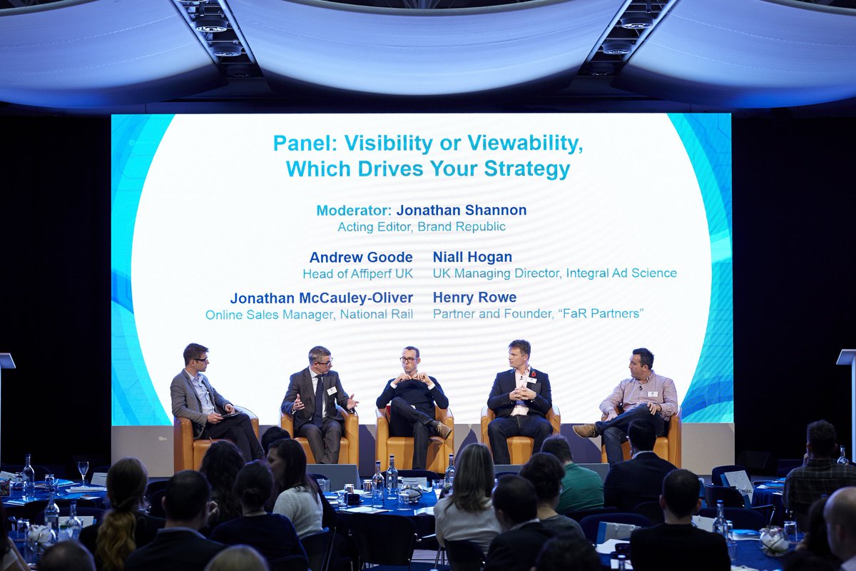 integralads's tweet photo. Thanks @Pubmatic for great debate on #viewability at #AdRevEU2015 with our UK MD Niall Hogan https://t.co/0s2ux9gCxF https://t.co/K3n3Fhdmtk
