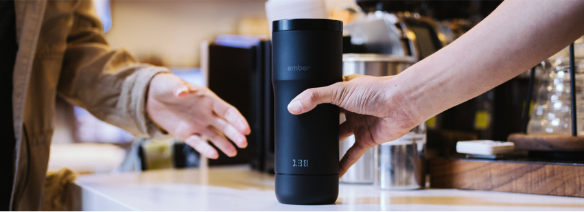 Asurion's tweet image. This mug keeps your coffee a constant temperature for hours bit.ly/1Wfj1xZ #Ember #TechAutomation